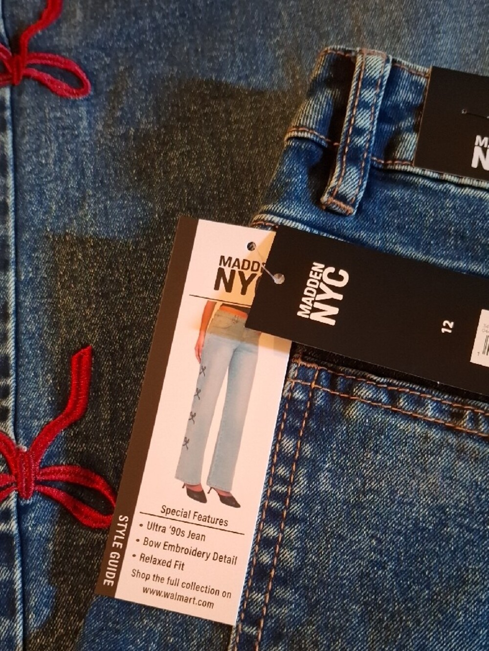 Women's Blue Classic Jeans - Picture 5 of 5